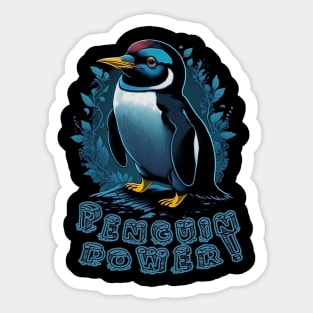 Penguin power! Sticker